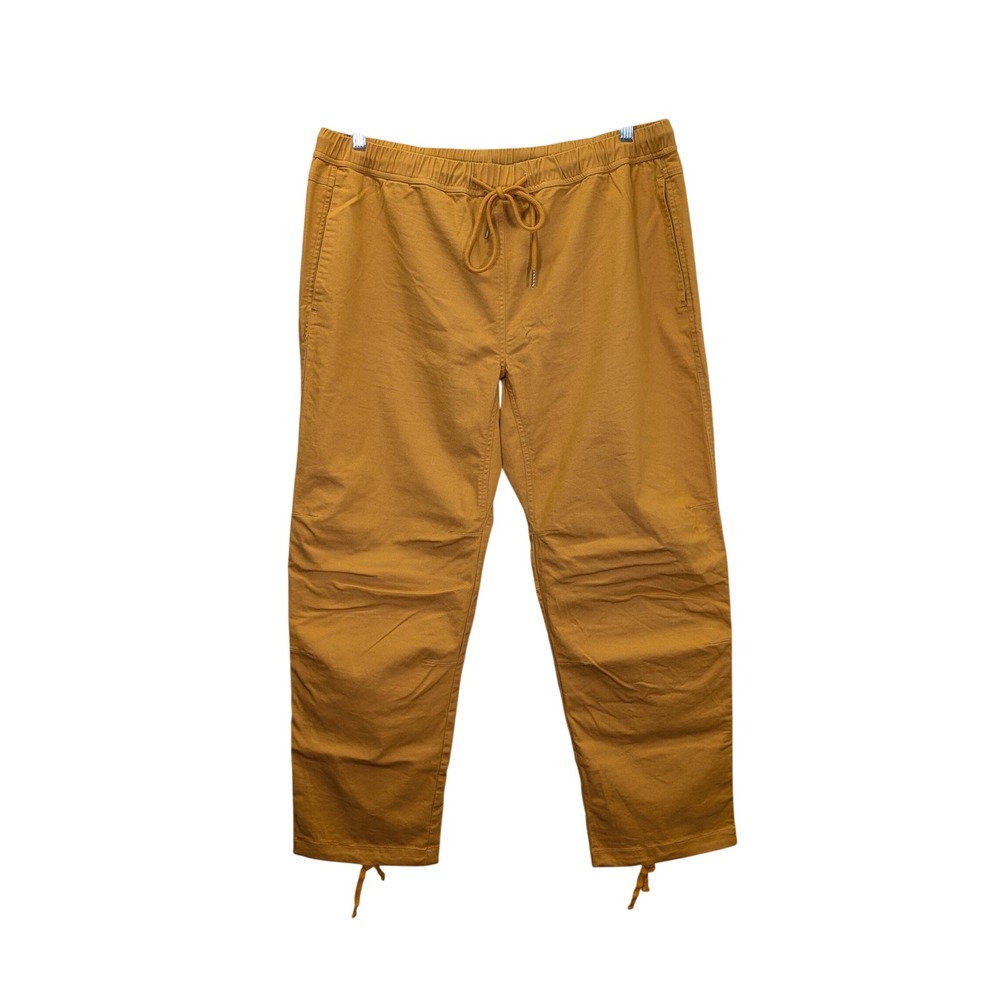 Wild Woods Womens 2XL Mustard Stretch Hiking Pants Drawstring Adjustable Hem